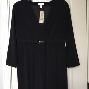 Charter club black dress NWT sz M